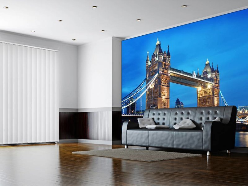 Fotobehang - Tower Bridge - 366 x 254 cm - Multi