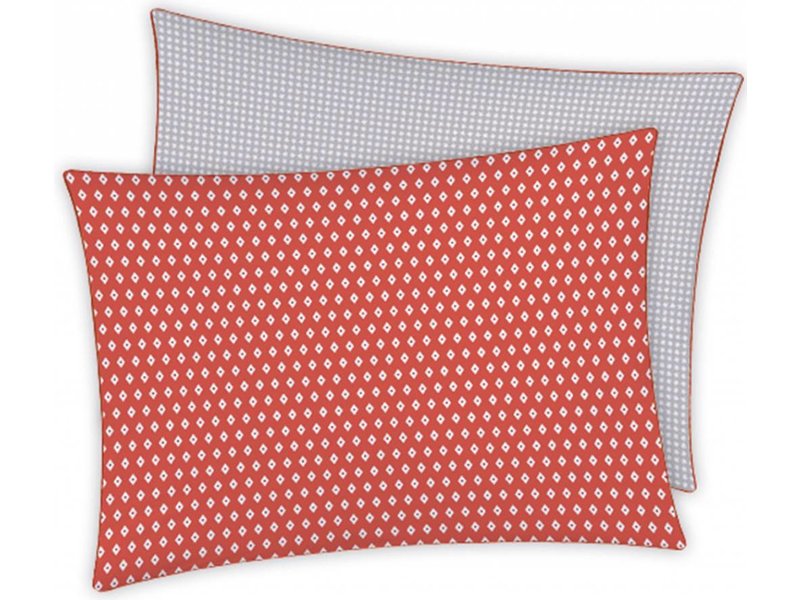 Matt & Rose Cushion Esprit Geometrique Brique Decoration 50 x 70 cm