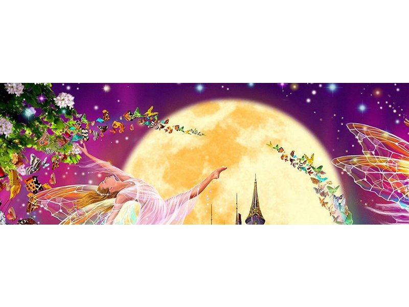 Fotobehang Fairyland - 366 x 127 cm - Multi-