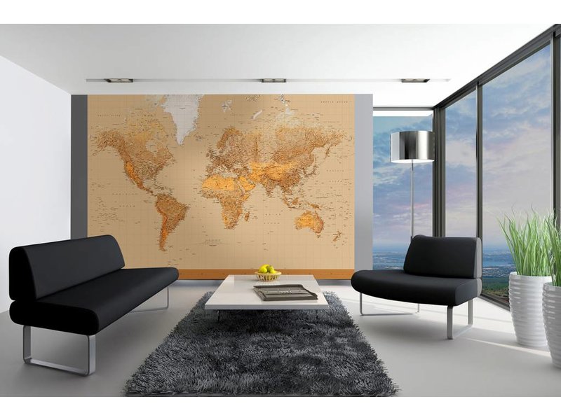 Fotobehang - The World - 366 x 254 cm - Multi