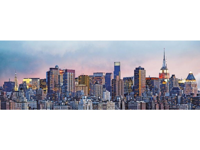 Fotobehang - Skyline von New York - 366 x 127 cm - Multi