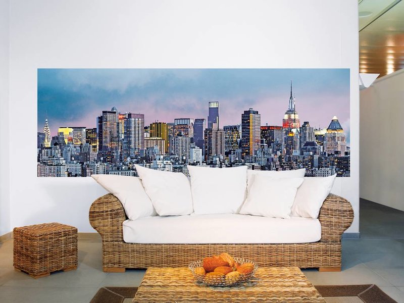 Fotobehang - New York Skyline - 366 x 127 cm - Multi