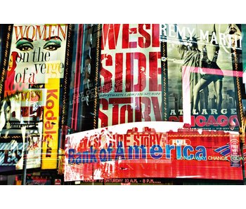 Poster XXL Giant Art® Manhattan Skyline at Night photo, photo murale, poster,  grand format, 175x115 cm, ville, noir et blanc, New - Cdiscount Maison
