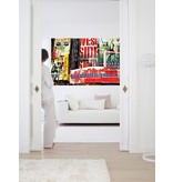 Fotobehang -Times four-sided Neon Stories - 175 x 115 cm - Multi