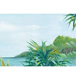 Fotobehang - Blue Lagoon - 366 x 254 cm - multi