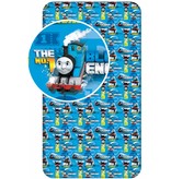 Thomas de Trein Action - Drap - Simple - 90 x 200 cm - Bleu