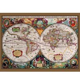 Fotobehang Antique Map - 232 x 315 cm - Multi