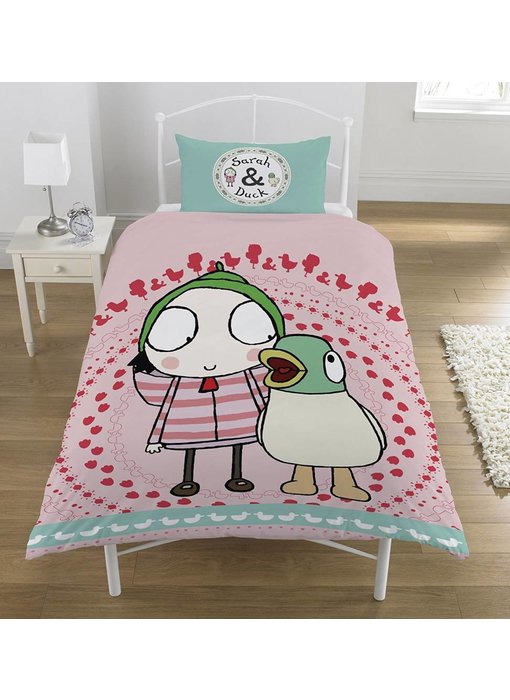 Sarah & Duck Duvet Laut Ente Polybaumwolle 140x200 + 50x75cm