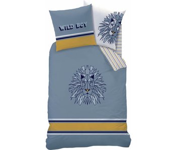 Matt & Rose Duvet Jungen Wilden grau 140x200 + 63x63cm