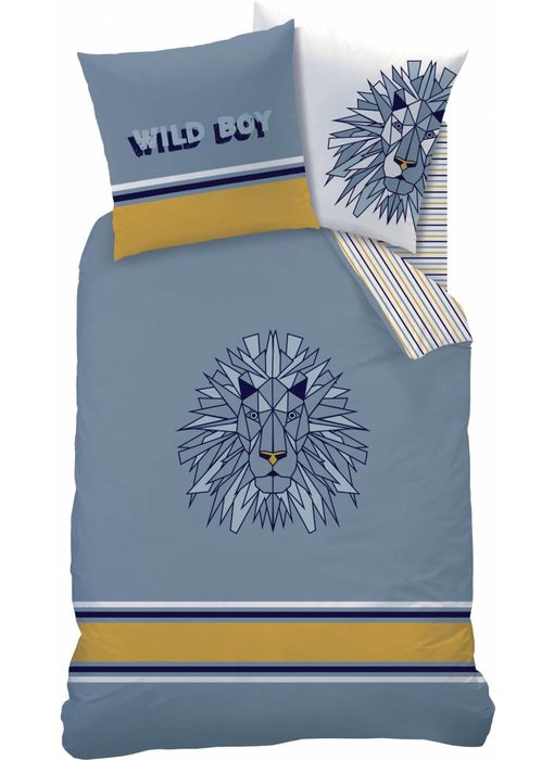 Matt & Rose Duvet Jungen Wilden grau 140x200 + 63x63cm