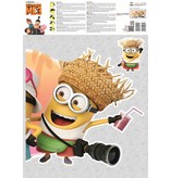 Minions Despicable 3 On vacation - Muursticker - Multi