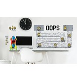 Minions Despicable 3 Oops - Muursticker - Multi