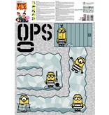 Minions Despicable 3 Oops - Muursticker - Multi