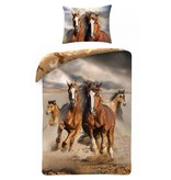 Animal Pictures Horses - Duvet Cover - Single - 140 x 200 cm - Multi