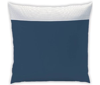 Matt & Rose Kussensloop Plissé Tendance Night blue 65x65 cm