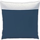 Coussin plissé bleu nuit 65x65 Tendance cm