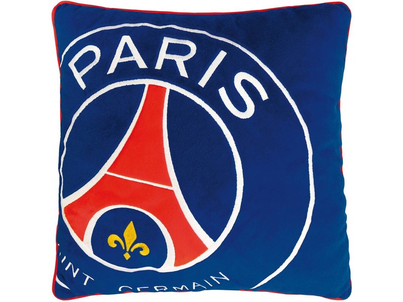 Paris Saint Germain Logo - Coussin - 36 x 36 cm - Bleu