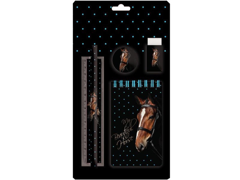 Animal Pictures My beautiful horse - Writing set - 5 pieces - Multi