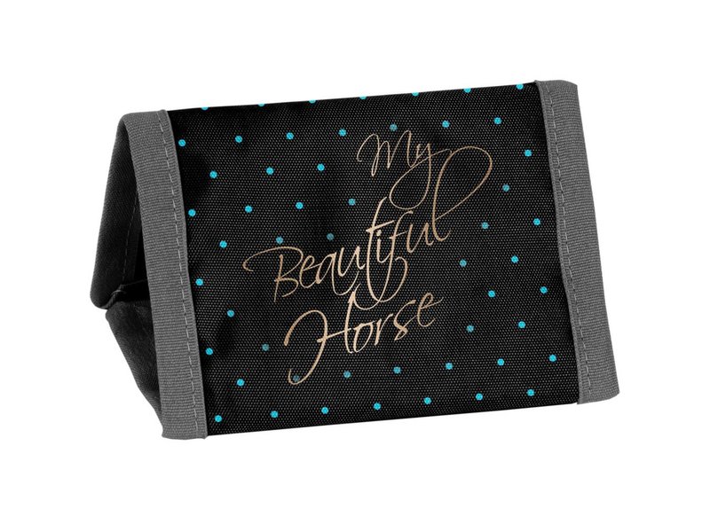 Animal Pictures My beautiful horse - Wallet - 12 x 8.5 cm - Black