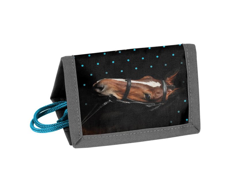 Animal Pictures My beautiful horse - Portemonnee - 12 x 8.5 cm - Zwart