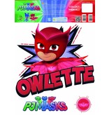 PJ Masks Owlette - Muursticker - Rood