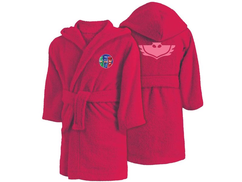 PJ Masks Owlette - Hooded Bathrobe - 2/4 years - Pink