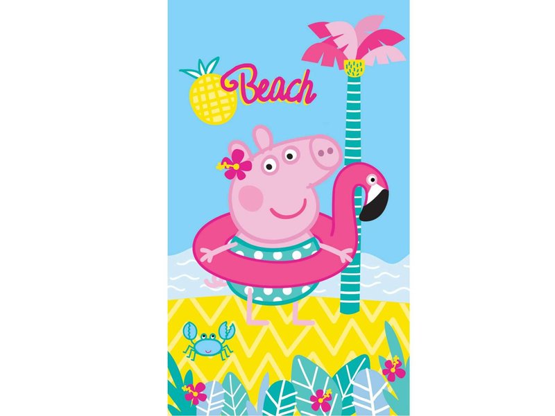 Peppa Pig Summer - Beach towel - 70 x 120 cm - Multi