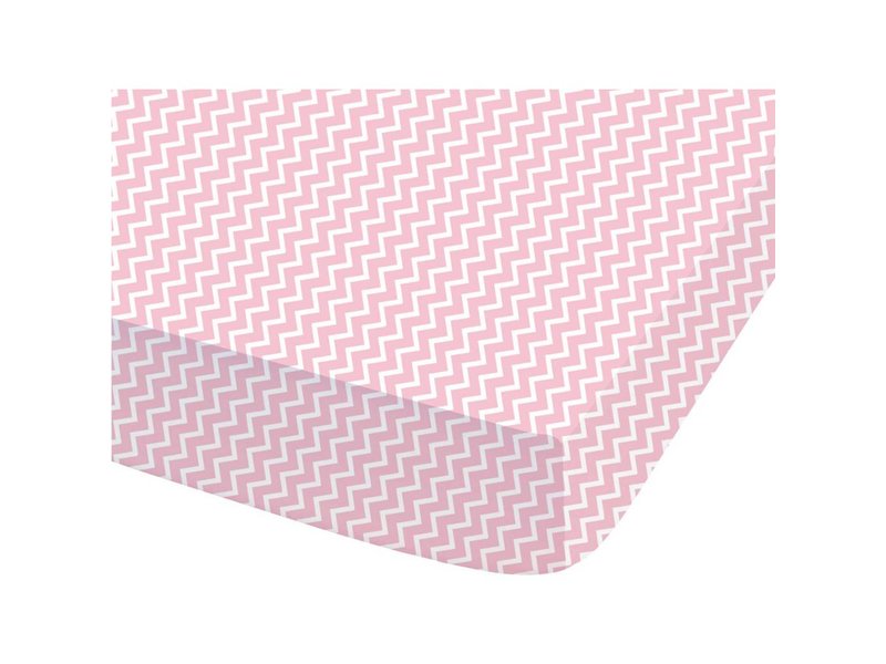 Matt & Rose Flamant rose - Fitted sheet - Single - 90 x 200 cm - Pink