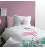 Matt & Rose Flamant rose - Bettbezug - Einzel - 140 x 200 cm - Multi