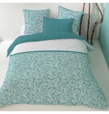 Matt & Rose Tendance Oasis - Duvet cover - Twin beds - 240 x 220 cm - Turquoise, white - Includes 2 pillowcases