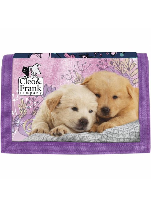 Cleo & Frank Wallet Puppy Friends