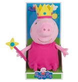 Peppa Pig Princesse - Jouet câlin - 25 cm - Rose