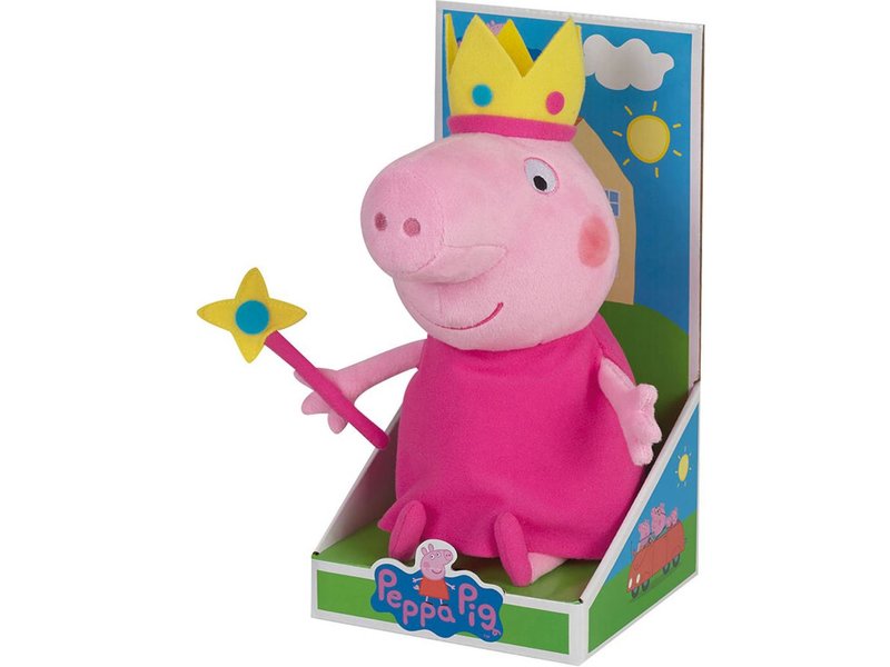 Peppa Pig Prinzessin - Kuscheltier - 25 cm - Rosa