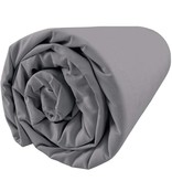 Matt & Rose Douce Nuit - Fitted Sheet - Double - 140 x 200 cm - Graphite Grey