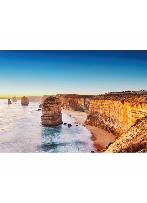 Fotobehang Cliff in Australia 4 parts 368x254cm