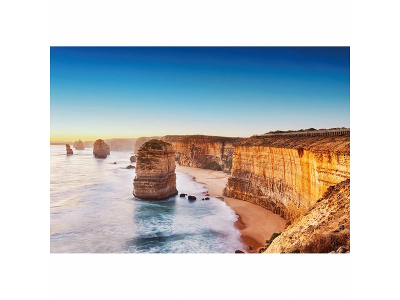 Fotobehang Cliff in Australia - 4 parts - 368 x 254 cm - Multi