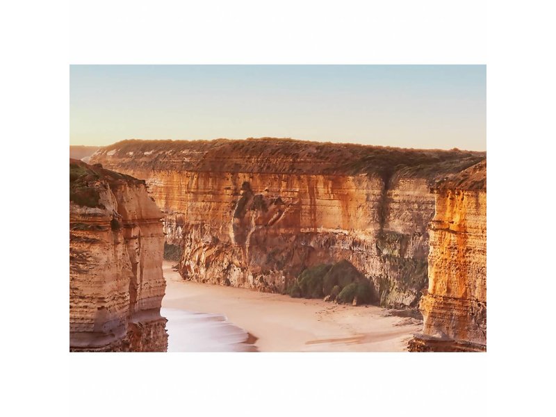 Fotobehang Cliff in Australia - 4 parts - 368 x 254 cm - Multi