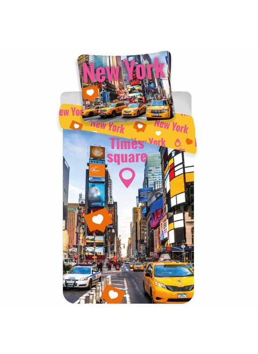 New York Dekbedovertrek Times Square 140x200cm