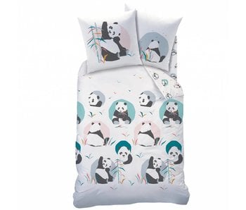 Matt & Rose Duvet cover Panda 140x200cm