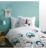 Matt & Rose Panda - Duvet cover - Single - 140 x 200 cm - Multi