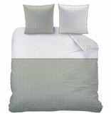 Matt & Rose Tendance Ceramique Kaki - Dekbedovertrek - Tweepersoons - 200 x 200 cm - Groen