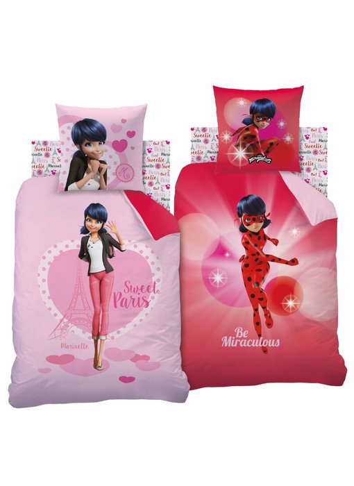 Miraculous Reversible Duvet cover Heroine 140x200cm