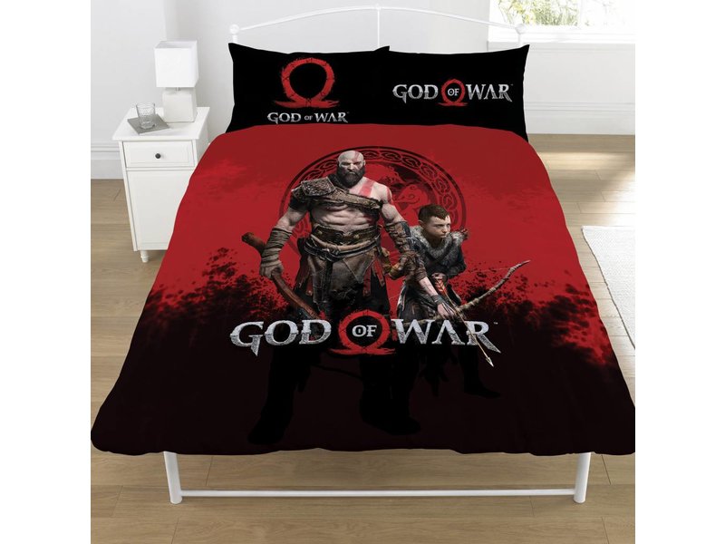 God Of War Duvet Cover 2 Person Warriors 200x200cm 2 Pillows