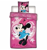 Disney Minnie Mouse Stars - Dekbedovertrek - Eenpersoons - 140 x 200 cm - Roze