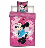 Disney Minnie Mouse Sterne - Bettbezug - Single - 140 x 200 cm - Pink