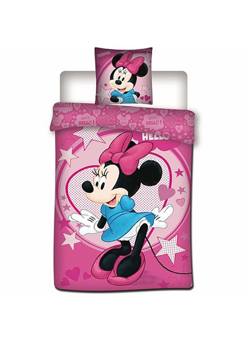 Disney Minnie Mouse Bettbezug Sterne 140x200cm - Polyester