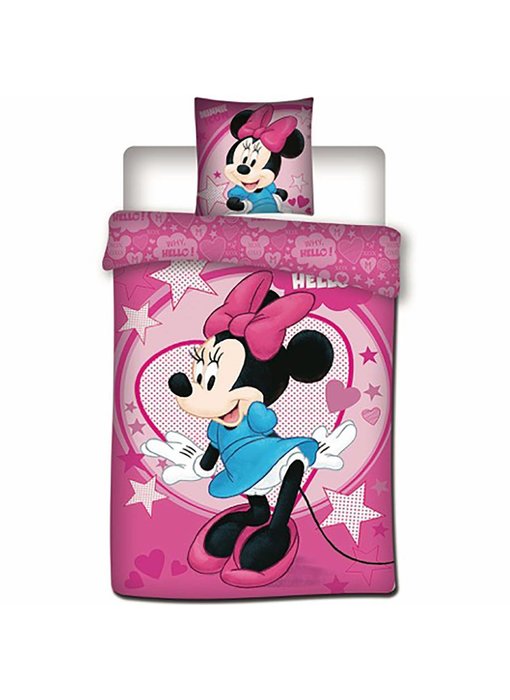 Disney Minnie Mouse Dekbedovertrek Stars 140x200cm - Polyester