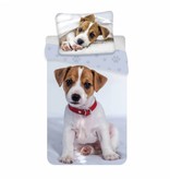 Animal Pictures Puppy - Duvet cover - Single - 140 x 200 cm - Gray