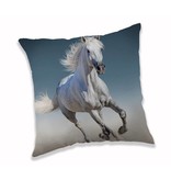 Animal Pictures Coussin Cheval Blanc - 40 x 40 cm - Polyester