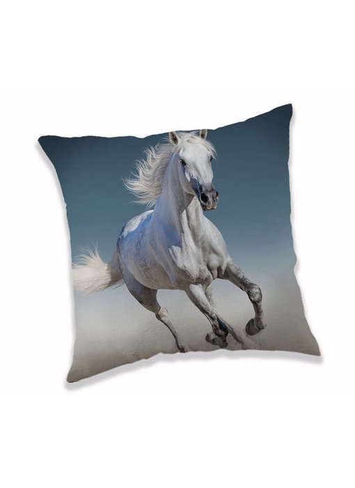 Animal Pictures Coussin White Horse 40 x 40 cm